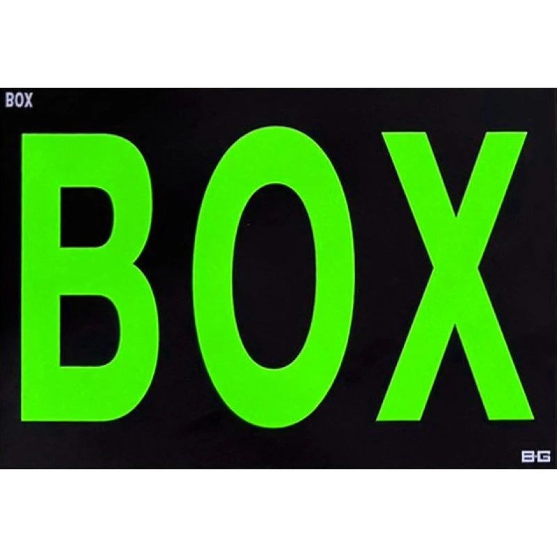 B-G Racing Standard Hi Vis Green "Box"