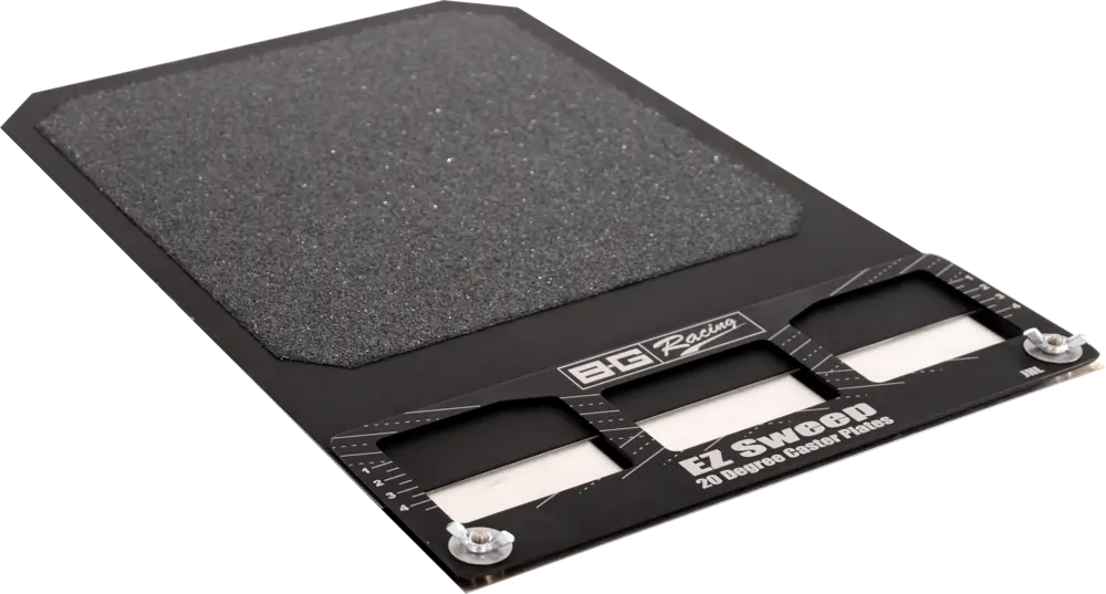 B-G Racing EZ Sweep Castor Slip Plates (Pair)