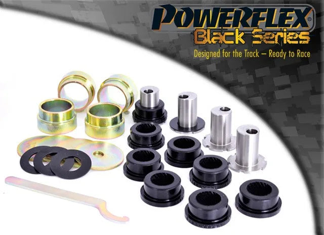 Powerflex Front Lower Wishbone Bush, Camber Adjustable for Renault Clio Models I inc. 16v & Williams (1990-1998) in Black
