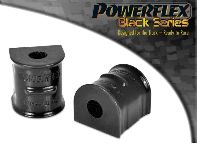 Powerflex Rear Anti Roll Bar To Chassis Bush 18mm for Volvo V50 (2004 - 2012) in Black