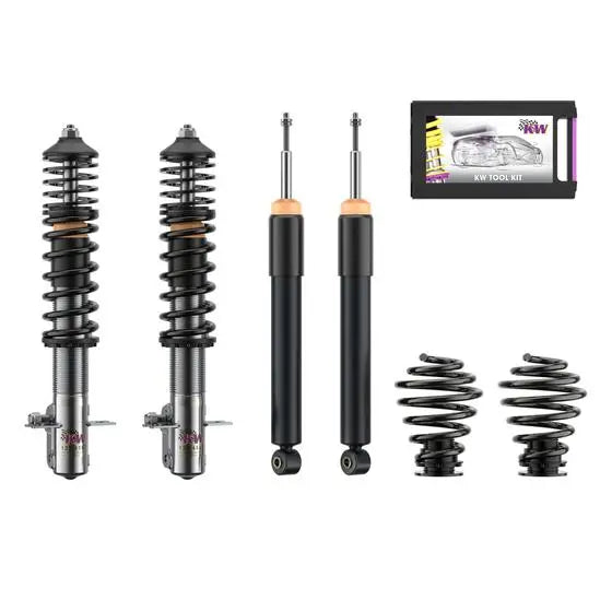 KW V2 Coilover Classic Black for VOLKSWAGEN Golf III, Vento, (1HX0, 1H, 1EX0, 1E) (15280060-B)