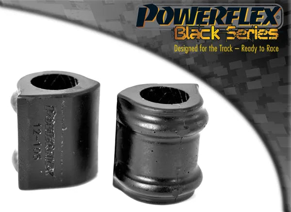 Powerflex Front Anti Roll Bar Mount (Inner) 22mm for Peugeot 106 (1991-2003) in Black