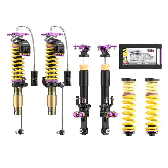 KW V5 Coilover Suspension for V5 Clubsp. Including Top Mount (19A00-062(L) / 063(R))