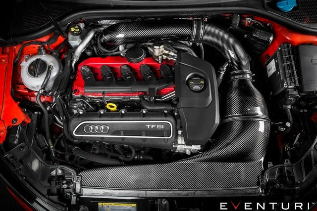 Eventuri Audi 8V RS3 LHD Full Black Carbon intake Gen 1