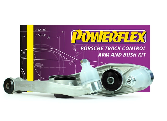 Powerflex Explicitly Designed Track Control Arm & Bush Kit for Porsche 981 Boxster Cayman (2012 - 2016) in Black