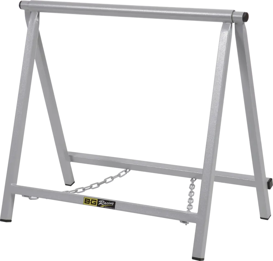B-G Racing Large 18" Grey Chassis Stands (Pair) - Powder Coated