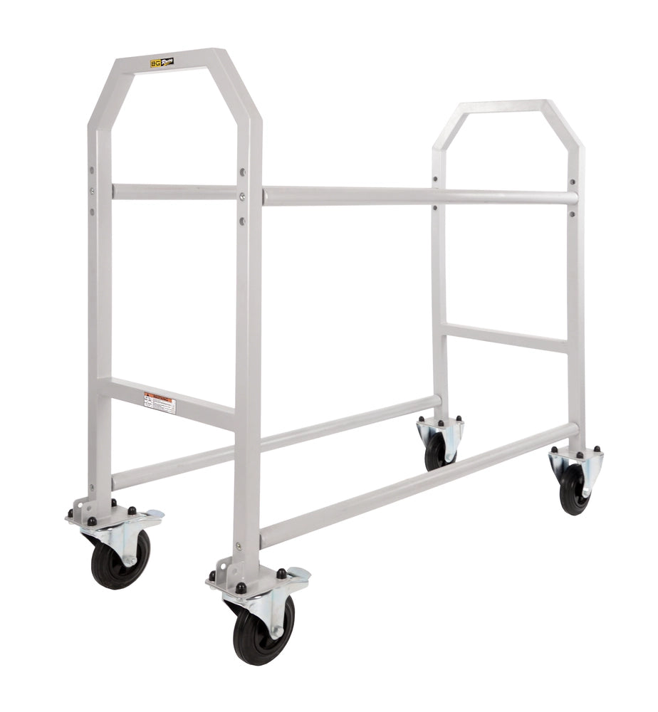 B-G Racing Wheel & Tyre Trolley 1300mm - Grey Powder Coated - Standard Wheels