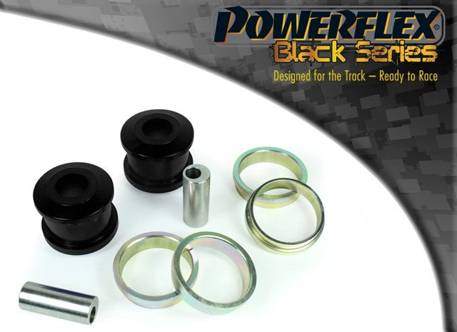 Powerflex Front Arm Rear Bush Caster Offset for Renault Clio III inc Sport, 197 & 200 (2005-2012) Clio III Sport 197/200 (2005 - 2012) in Black