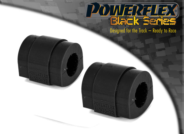 Powerflex Front Anti Roll Bar Bush 22mm for Alfa Romeo Brera 939 (2005-2010) in Black