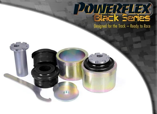 Powerflex Front Lower Radius Arm to Chassis Bush Caster Adjustable 75mm Diameter for Audi A4 S4 RS4 B8 (2008-2016) in Black