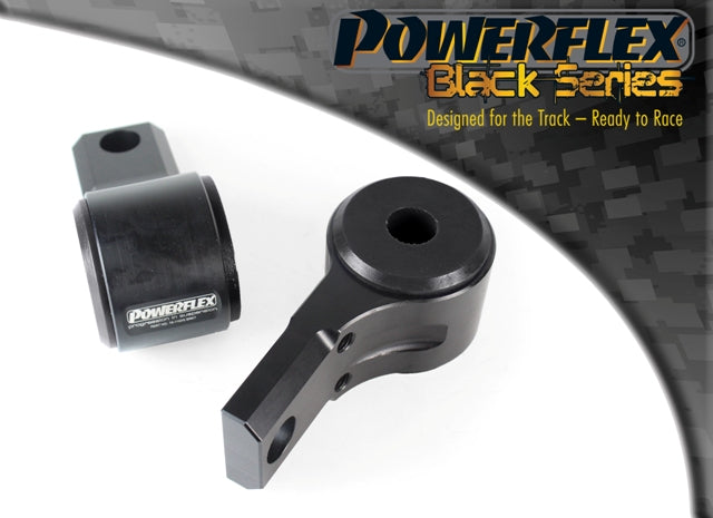 Powerflex Front Wishbone Rear Bush Caster Offset for Mazda 2 (2003 - 2007) in Black