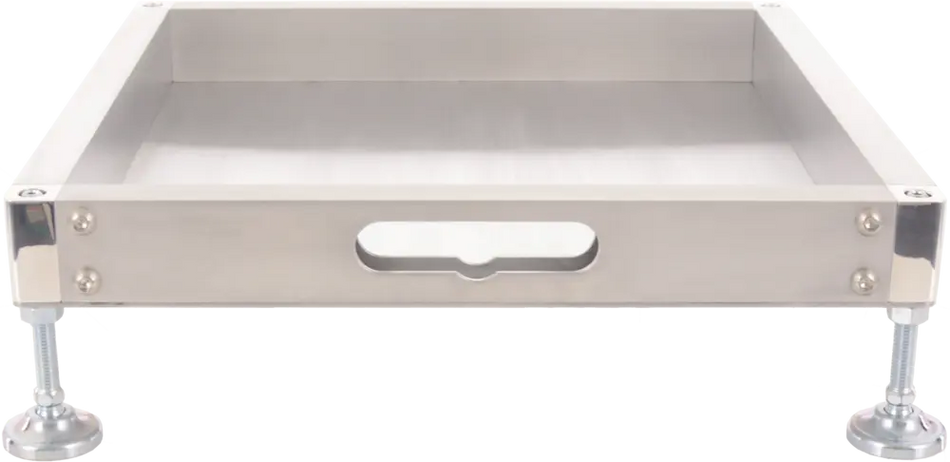 B-G Racing Scale Pad Aluminium Levelling Trays with Steel Feet (Set of 4)
