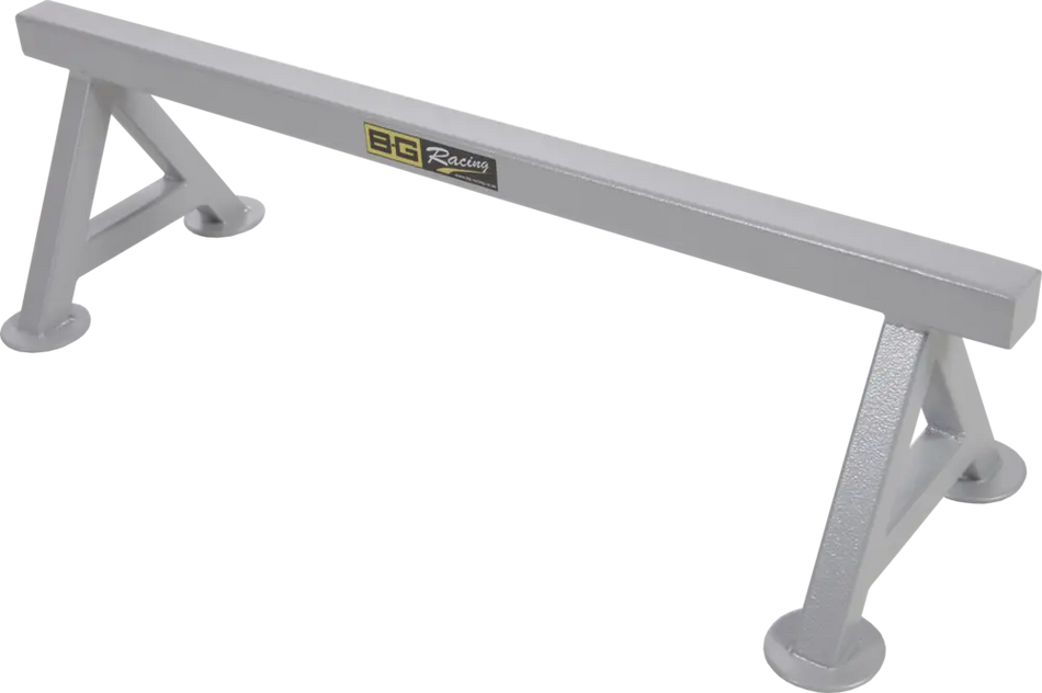 B-G Racing Small 6" Grey Chassis Stands (Pair) - Powder Coated