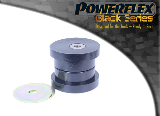 Powerflex Lower Engine Mount Large Bush Round Bracket for Mazda 2 (2003 - 2007) in Black