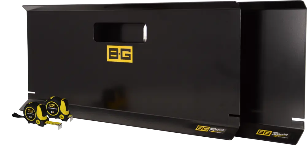 B-G Racing Aluminium Toe Measuring Plates With Magnetic Tapes (Pair)
