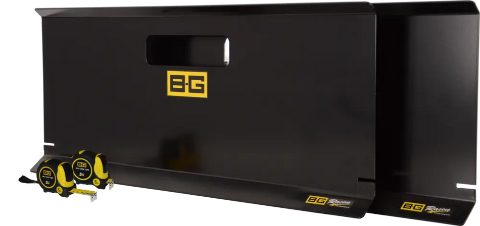 B-G Racing Aluminium Toe Measuring Plates With Magnetic Tapes (Pair)