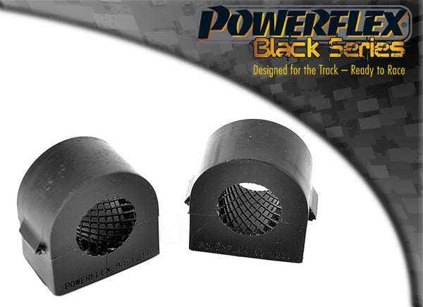 Powerflex Front Anti Roll Bar Mounting Bush 24mm (2 Piece) for Fiat Croma (2005 - 2011) in Black