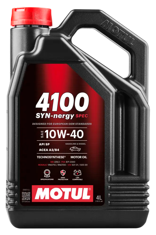 Motul 4100 SYN-nergy SPEC 10W-40 4L