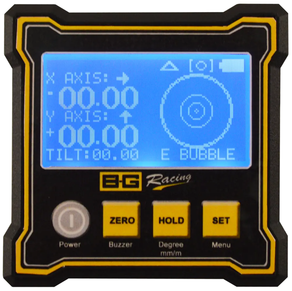 B-G Racing Digital Dual Axis Angle Gauge