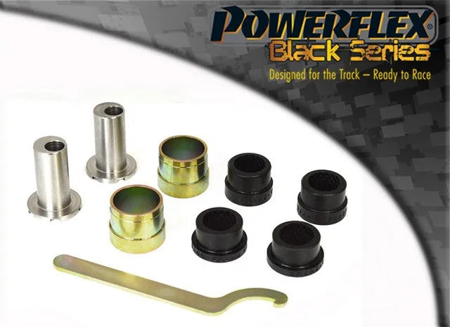 Powerflex Front Arm Bush Camber Adjustable for Renault Scenic Models II (2003-2009) in Black