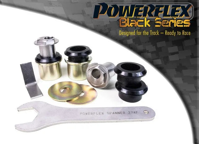 Powerflex Rear Upper Wishbone Outer Bush Camber Adjustable for Volkswagen Golf MK8 (2020 - ) R 4WD -) in Black