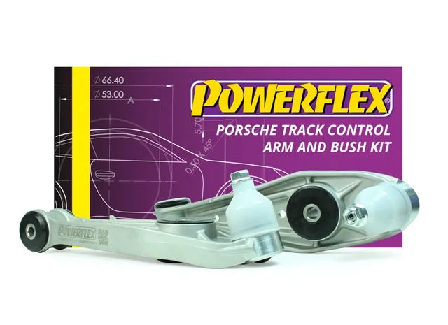 Powerflex Track Control Arm & Bush Kit for Porsche 981 Boxster Cayman (2012 - 2016) in Black