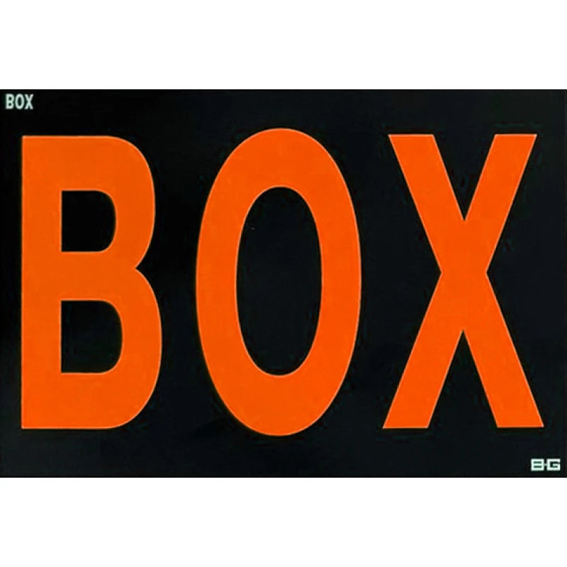 B-G Racing Standard Hi Vis Orange "Box"