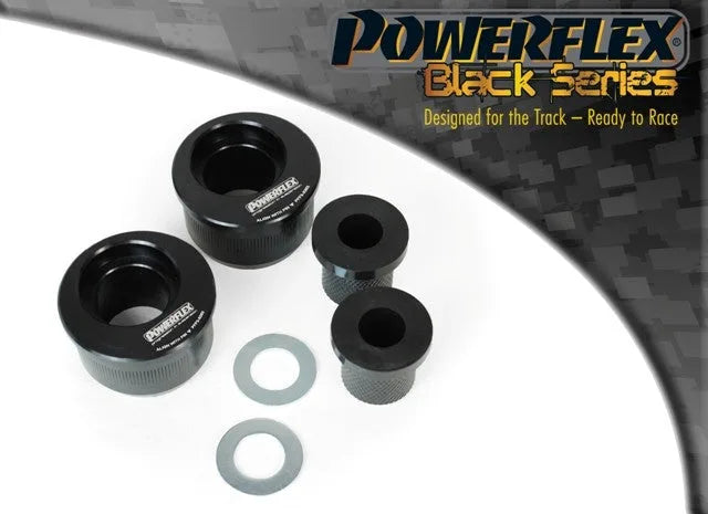 Powerflex Front Wishbone Rear Bush, Aluminium Outer Caster Offset for BMW 3 Series E36 inc M3 (1990 - 1998) in Black