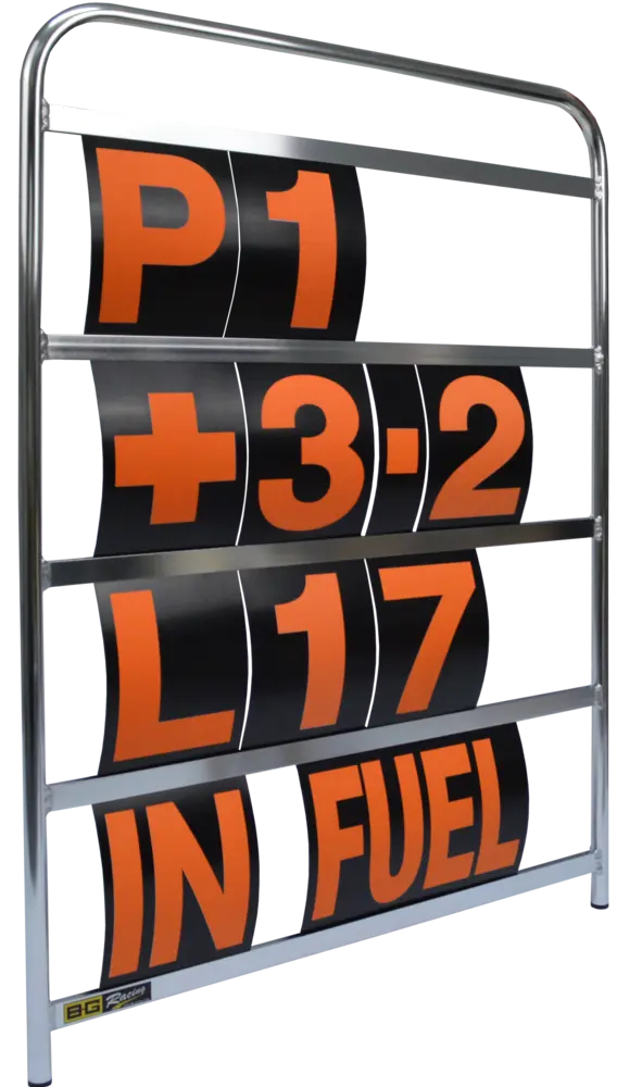 B-G Racing Standard Anodised Aluminium Pit Board