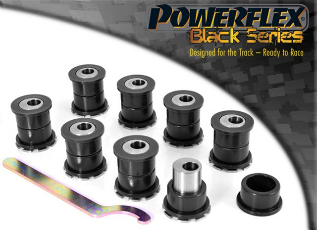 Powerflex Rear Upper & Lower Arm Bush-Adjustable for Nissan SILVIA 200SX - S13, S14, S15 (1991 2002) in Black