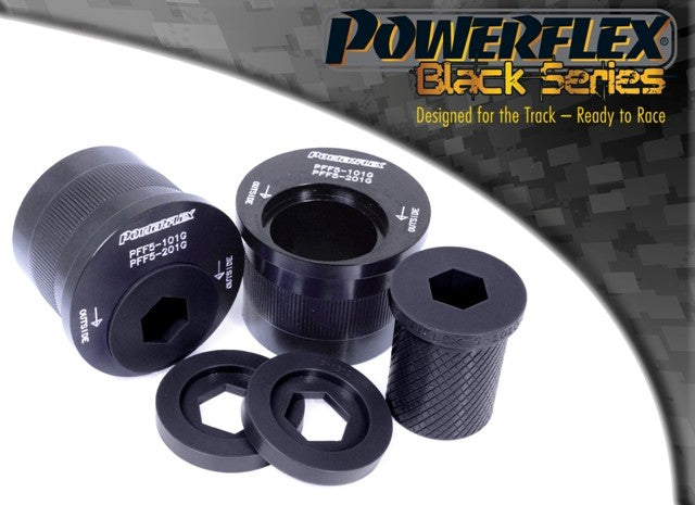 Powerflex Front Wishbone Rear Bush, Caster Adjusted for Mini R58 Coupe (2011 - 2015) in Black