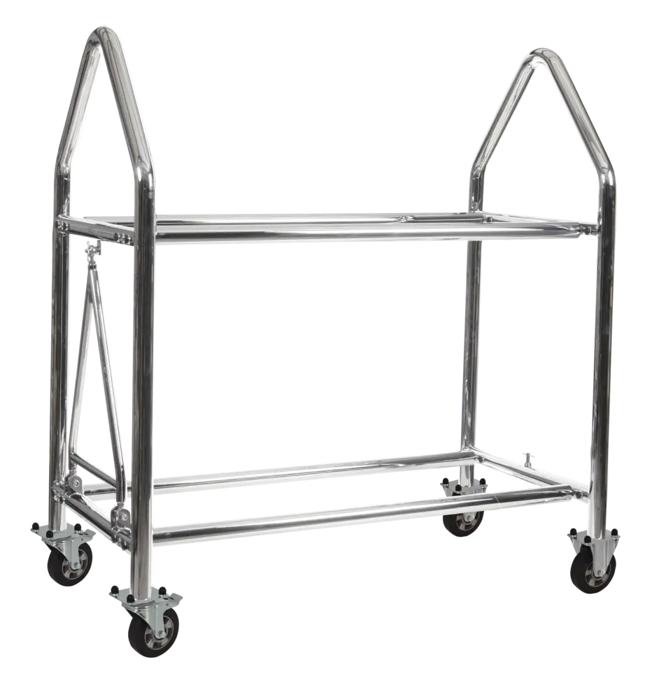 B-G Racing Wheel & Tyre Trolley 2000mm Length - Stainless Steel