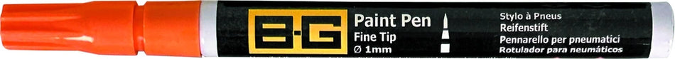 B-G Racing Paint Pen - Fine Tip Ø1mm - 3ml - Orange