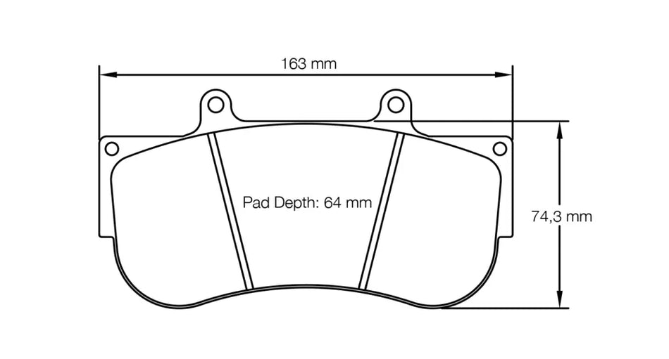 PAGID Racing RST 5 for S2564 Shape