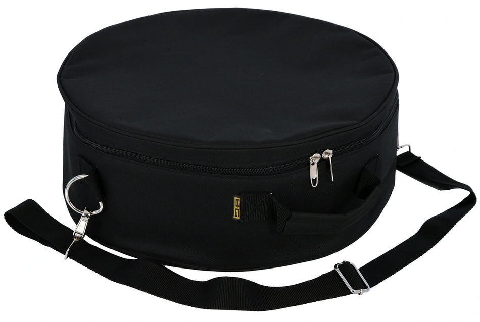 B-G Racing Steering Wheel Carry Bag - Black With Shoulder Strap