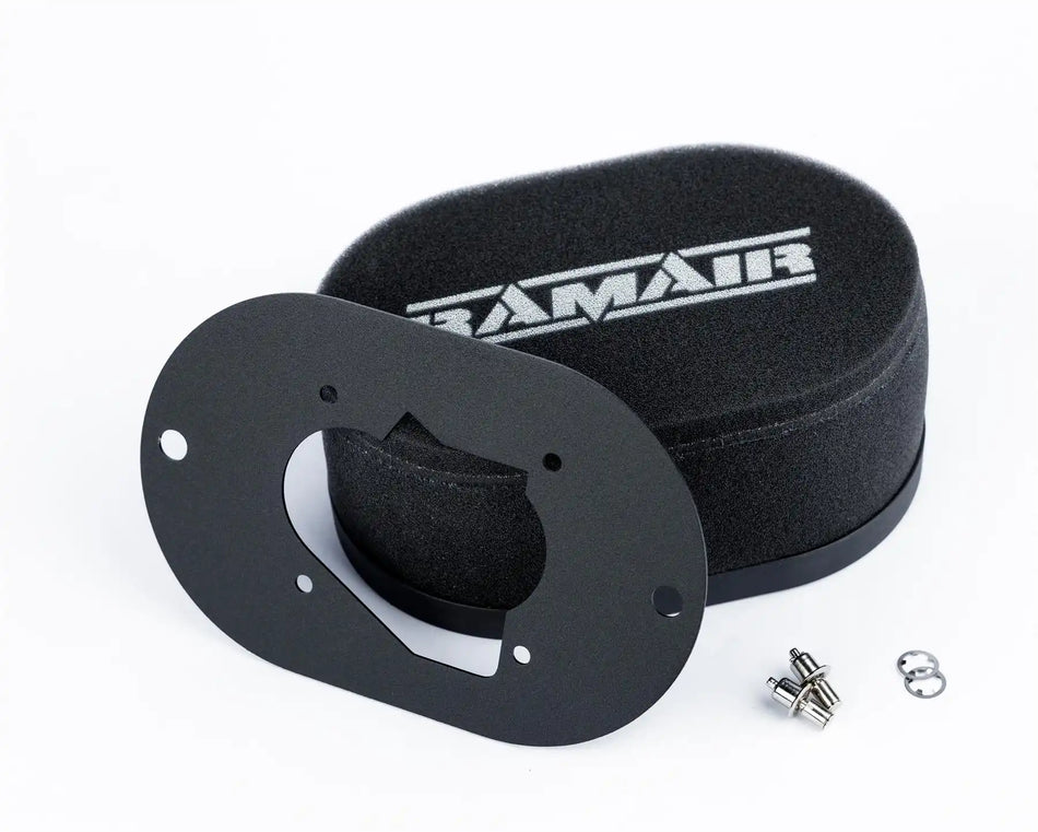 Ramair Carburettor Foam Air Filter with Baseplate to fit Weber 32/34 DMTL, DMTR, DATR - 100mm Internal Height