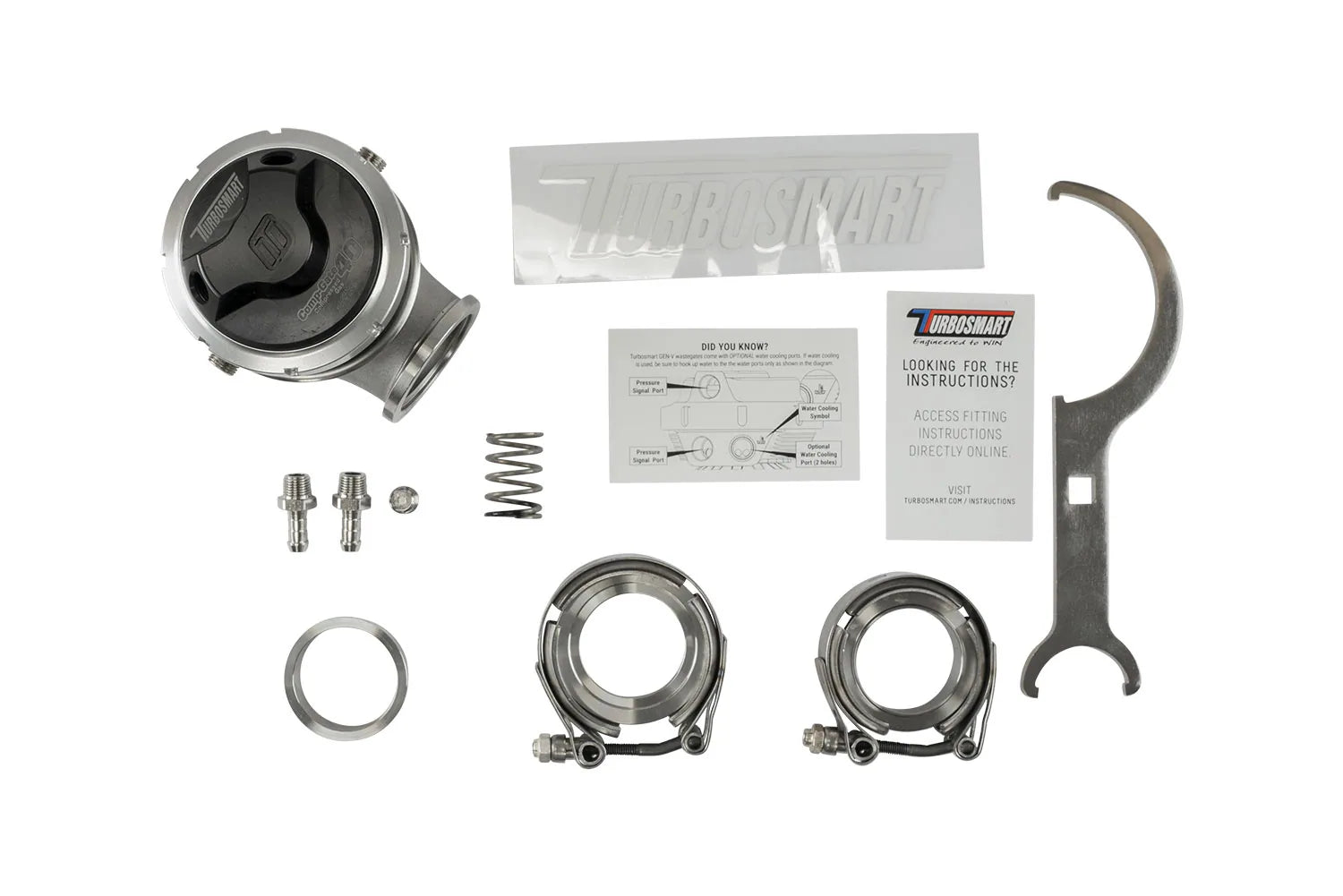 Turbosmart GenV WG40CG CompGate40 Compressed Gas External Wastegate