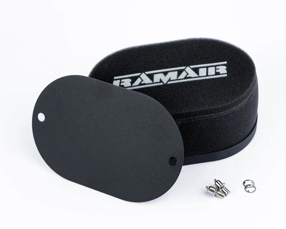 Ramair Carburettor Foam Air Filter with Blank Baseplate - 25mm Internal Height