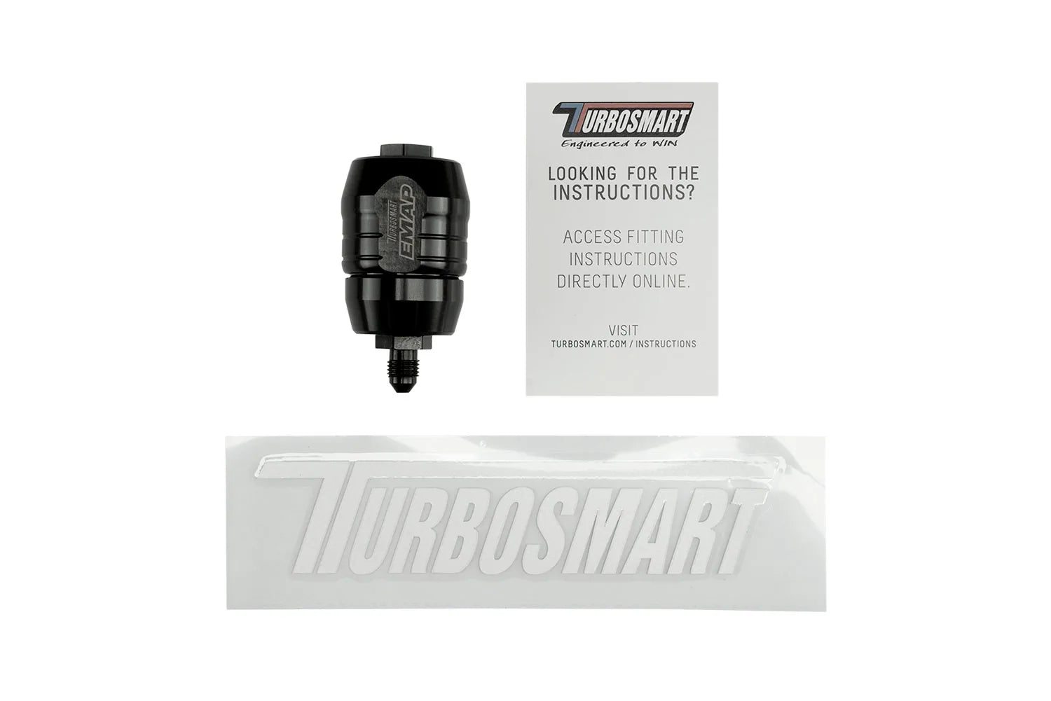 Turbosmart Exhaust Manifold Absolute Pressure Canister 3AN to 1-8NPT Boost Reference Adaptor