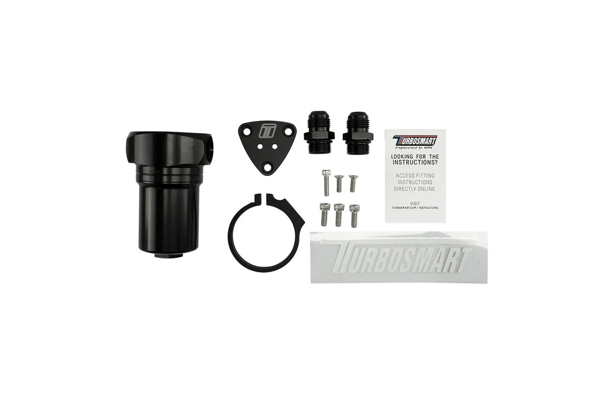 Turbosmart Fuel Filter Canister 10um 10AN Fuel Management