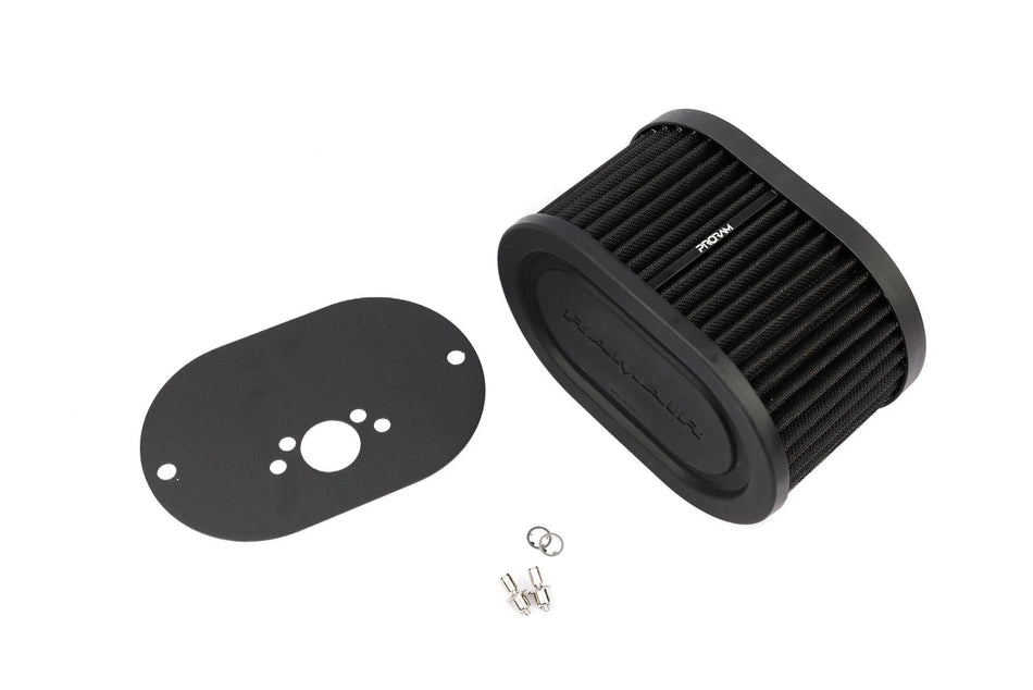 Ramair Pleated Carb Air Filter Baseplate to fit SU HS2 1.25in (32mm Mini Offset) 100mm