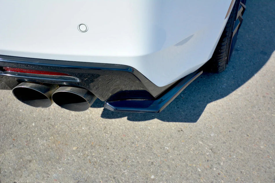 Maxton Rear Side Splitters Chevrolet Camaro 6TH-GEN. Phase-i 2SS Coupe (2016-18) - Textured