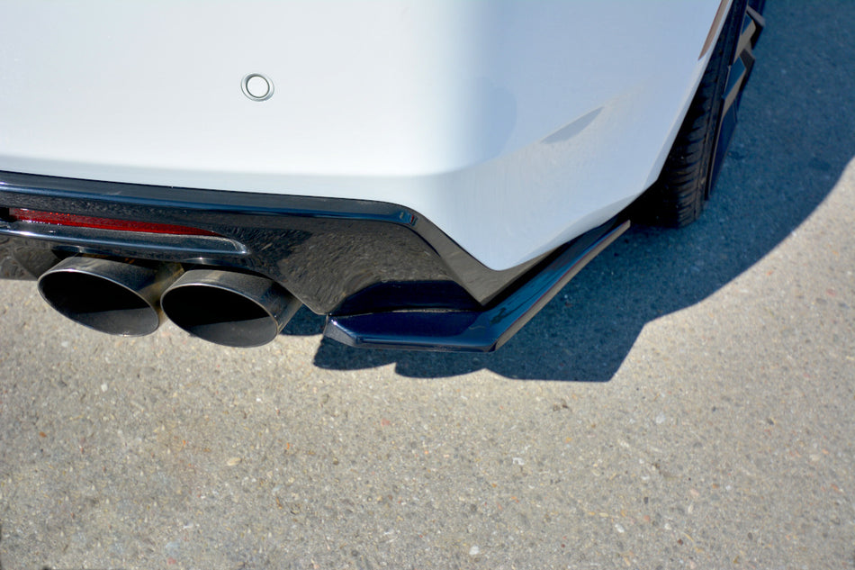 Maxton Rear Side Splitters Chevrolet Camaro 6TH-GEN. Phase-i 2SS Coupe (2016-18) - Carbon Look