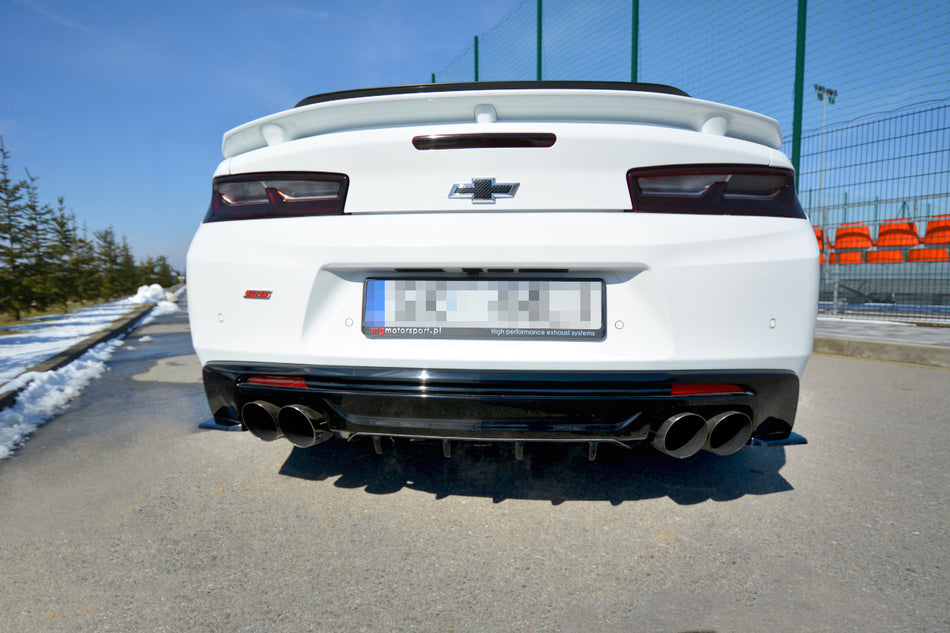 Maxton Rear Diffuser Chevrolet Camaro 6TH-GEN. Phase-i 2SS Coupe - Textured