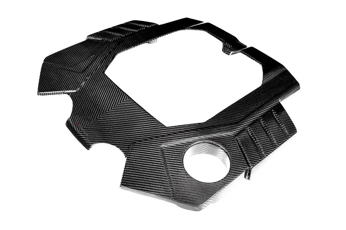 Eventuri Audi C8 RS6 RS7 Black Carbon Engine Cover Gloss