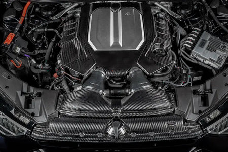 Eventuri Audi C8 RS6 RS7 Black Carbon Engine Cover Gloss