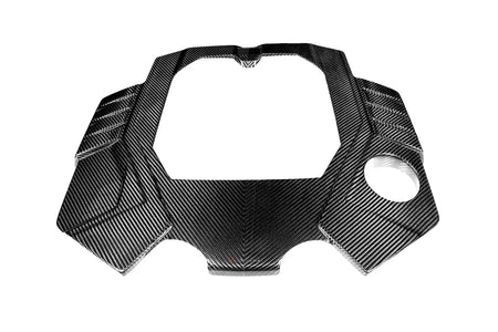 Eventuri Audi C8 RS6 RS7 Black Carbon Engine Cover Gloss