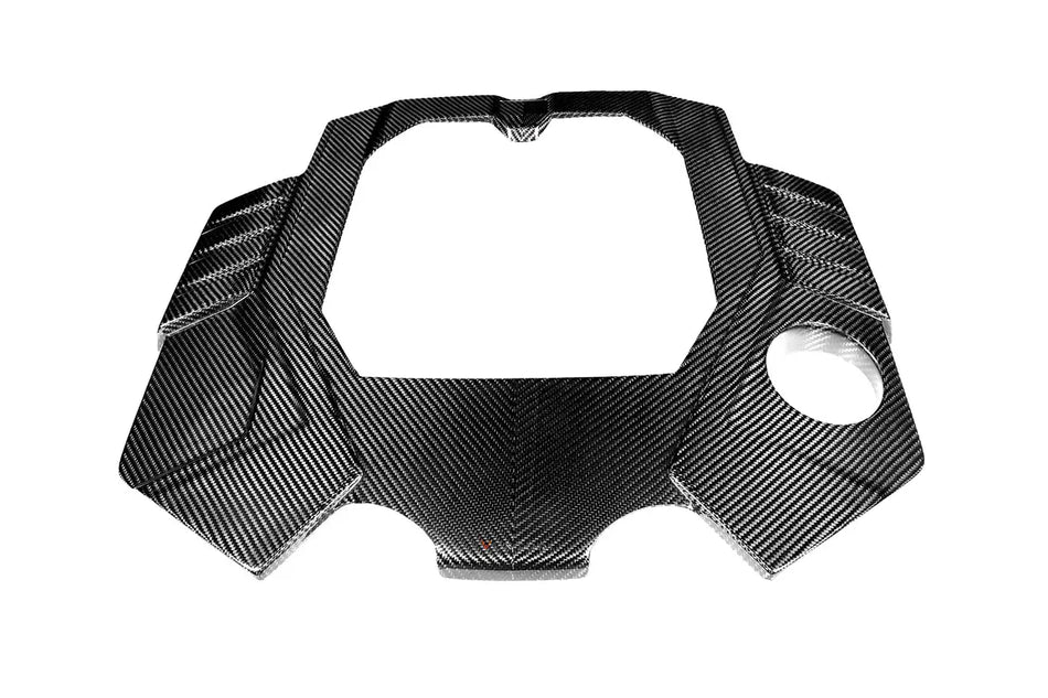 Eventuri Audi C8 RS6 RS7 Black Carbon Engine Cover Gloss
