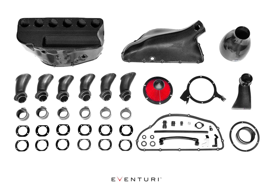 Eventuri BMW E46 M3 Hybrid Carbon Airbox with Full Carbon Intake