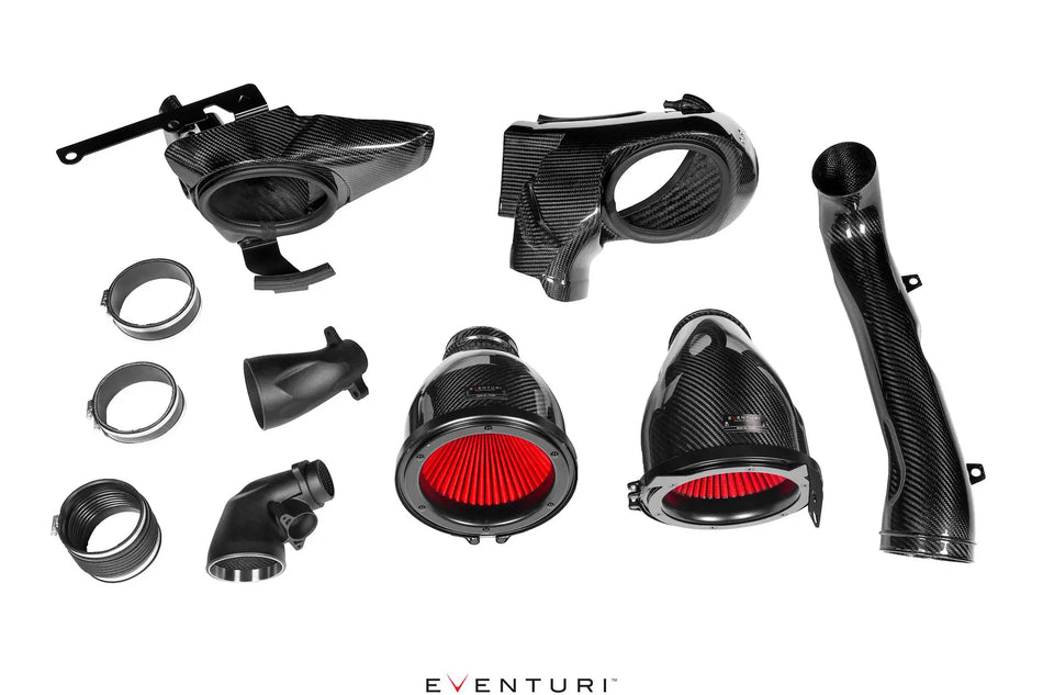 Eventuri BMW G8X M3/M4 Carbon Intake for all strut braces - Gloss Finish